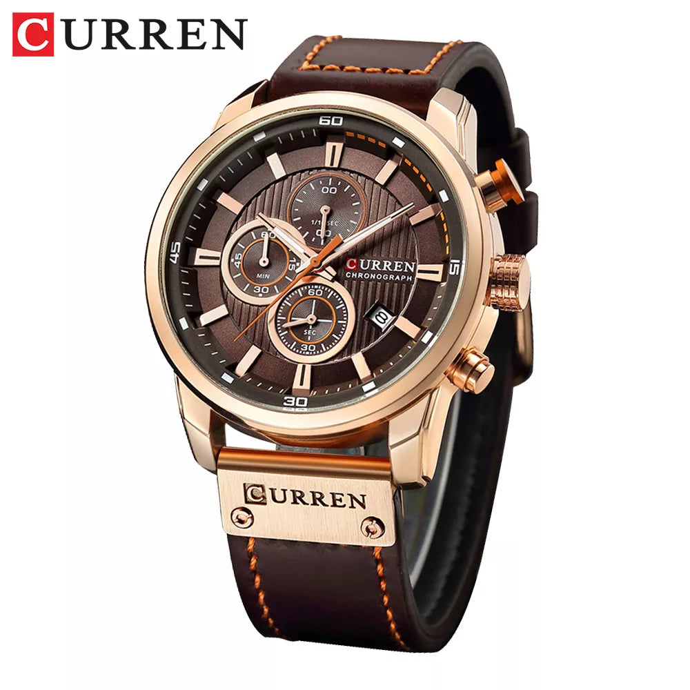 CURREN Fashion Date Quartz Men Watches Top Brand Luxury Male Clock