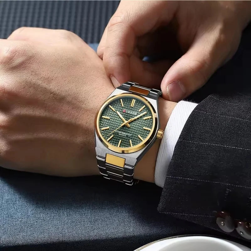 CURREN 8439 Fashion Accessories Quartz Men's Watch Simple Design